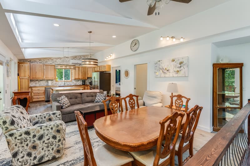 Great room and kitchen