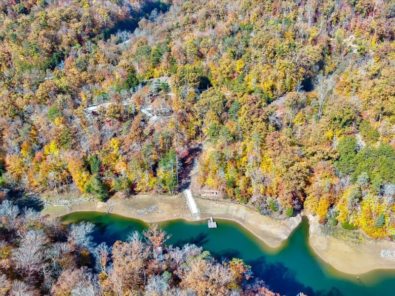Zen Island Way and the launch from the air, at winter pool