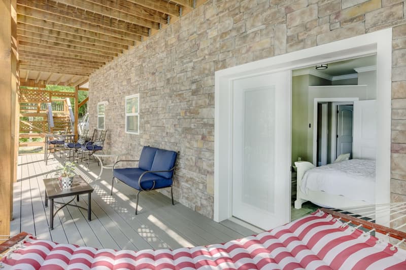 Lower-level walkout patio